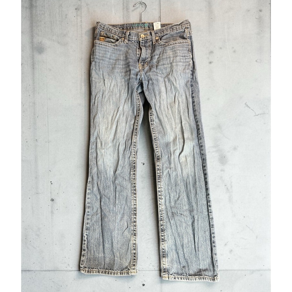 Cinch Grant Men's Jeans 33x34 Relaxed Straight Blue Denim Western Cowboy EUC